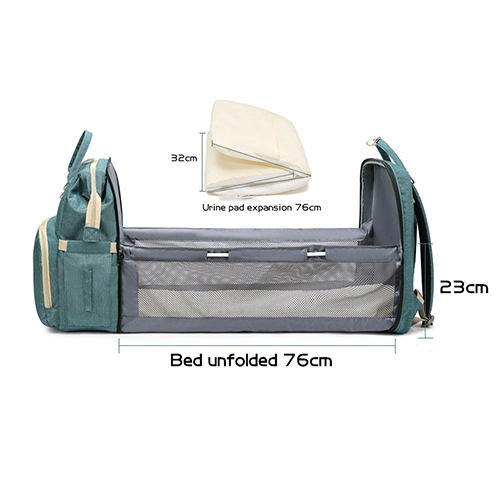 Diaper Bag Mommy and Dads Backpack Multifunctional Baby Bed Bags Maternity Nursing Handbag Stroller Bag