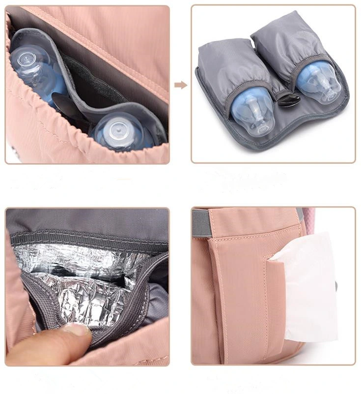 Manufacturer for Mommy Backpack Waterproof Mother Bag Baby Diaper Nappy Bottle Mami Bag