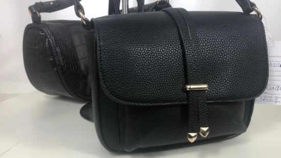 여성을위한 좋은 퀼트와 작은 새로운 패션 여성 블랙 정품 가죽 핸드백 어깨 Crossbody 가방